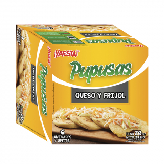 Pupusas queso/frijol 6 uds - 575 g