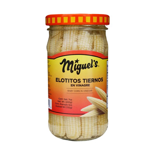 Elotitos tiernos enteros Miguels 7 oz