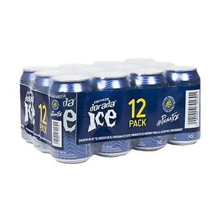 Cerveza Dorada Ice 12 Pack Lata 350 ml.