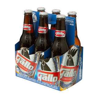 Cerveza Gallo light 6 pack botella 350 ml