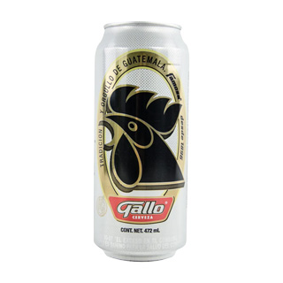Cerveza Gallo Lata 472 ml.