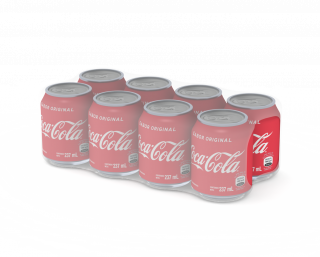 Coca Cola Mini Lata 8 Pack 237ml.