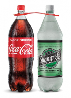 Coca Cola y Shangri-Lá 2 pack 2L
