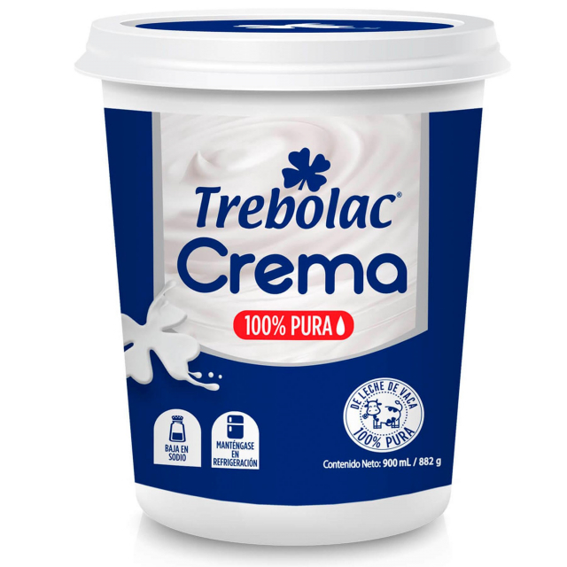 Crema Pura Trebolac 900 ml.