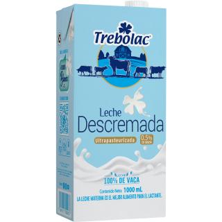 Leche Descremada Tetra Trebolac 950 ml.