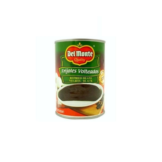 Frijoles negros volteados lata Del Monte 15 oz