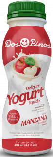 Yogurt líquido manzana botella Dos Pinos 200 ml