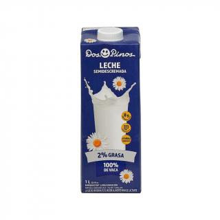 Leche UHT semi descremada Dos Pinos 1 l