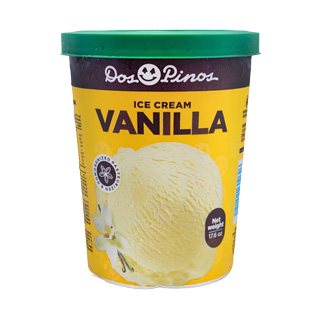 Helado vainilla Dos Pinos 499 gramos