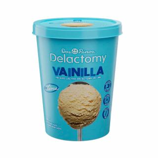 Helado vainilla Delactomy sin azúcares añadidos Dos Pinos 1/4 gal