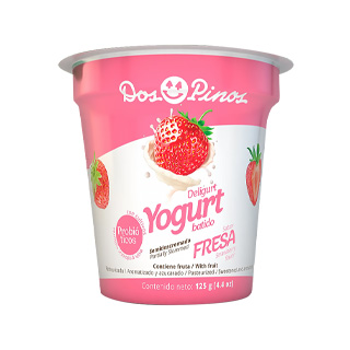 Yogurt Dos Pinos Batido Fresa Deligurt 125 gr.