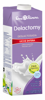 Leche UHT Delactomy entera Dos Pinos 1 l deslactosado