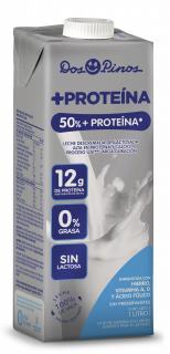Leche UHT Descremada deslactosado + proteína 1 l