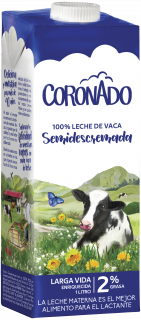 Leche UHT Coronado semi descremada 1 lt