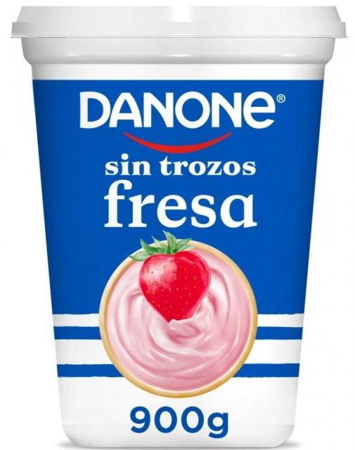 Yogurt Sabor Fresa Danone 900 gr.