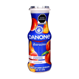 Yogurt Bebible Durazno Danone 220 gr.
