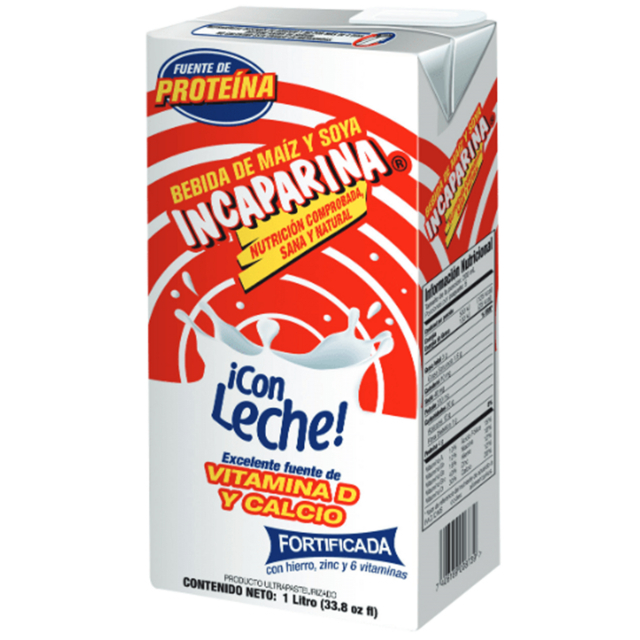 Incaparina lista para tomar con leche 1 lt
