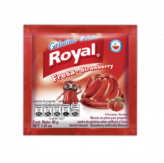 Gelatina fresa Royal 40 g