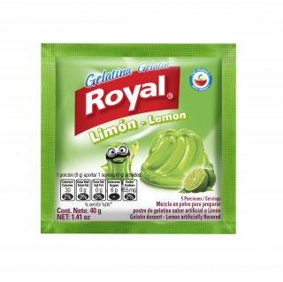 Gelatina limón Royal 40 g