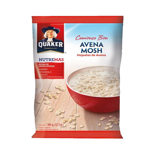 Quaker Avena Mosh hojuelas avena 360 gr.