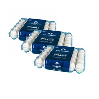 Huevos blancos grandes Granjazul 30 und 3 pack