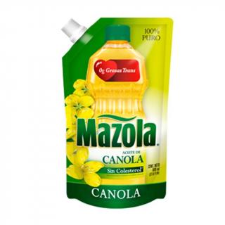 Aceite Mazola Canola Doypack 700 ml.