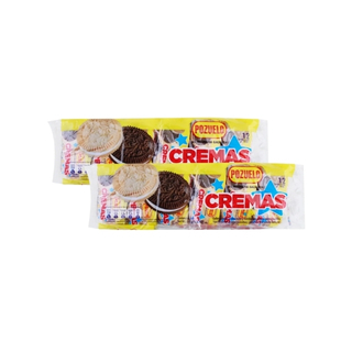 Galleta cremas paquetes Pozuelo 12 und 265 gramos 2 pack