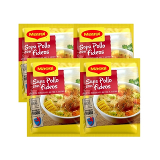 Sopa Pollo Con Fideos Maggi 57 gramos 4 pack