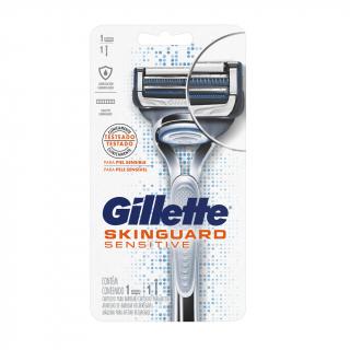 Máquina Para Afeitar Recargable Gillette Sensitive Skinguard + 1 Repuesto