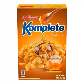 Cereal Komplete miel 415 g Kelloggs