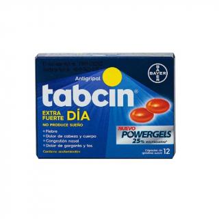 Tabcin gel Extra Fuerte Día Powergels 12 unidades 