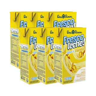 Dos Pinos Leche UHT Saborizada Frescoleche Vainilla 250 ml. 6 pack