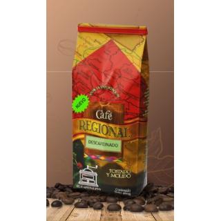 Café Tostado Regional Descafeinado en Grano El Cafetalito 460gr.