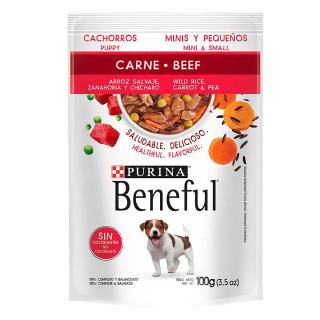 Alimento Perro Cachorro Beneful Carne 100gr