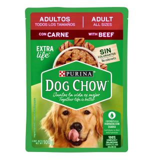 Alimento Húmedo Perro Adulto Dog Chow Carne 100gr
