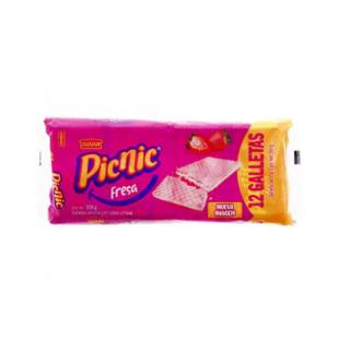 Galleta fresa picnic Diana 204g 12 gallettas
