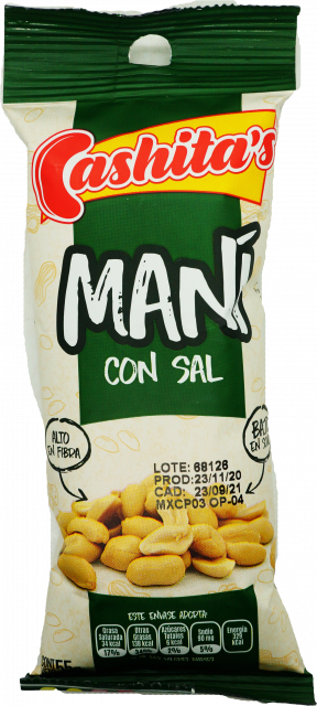 Mani con sal Cashitas 55 g