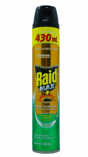 Insecticida Raid Max Eucalipto 430 ml