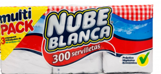 Servilletas Nube Blanca 1 Pack 300 Und