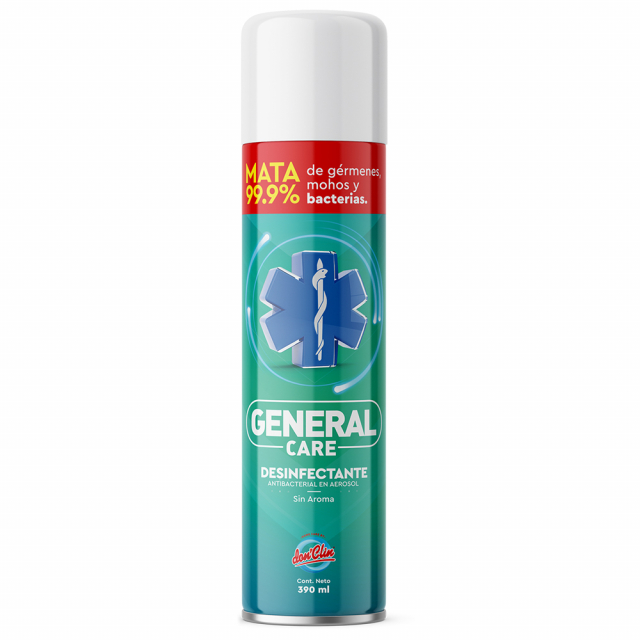 Desinfectante antibacterial aerosol General Care Don Clin 390 ml