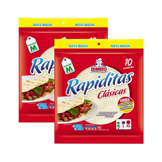 Tortillas rapiditas clásicas Bimbo 260 gramos 2 pack