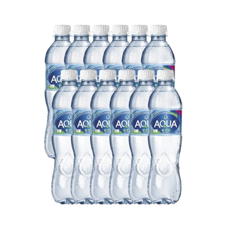 Agua pura Aqua botella 750 ml 12 pack