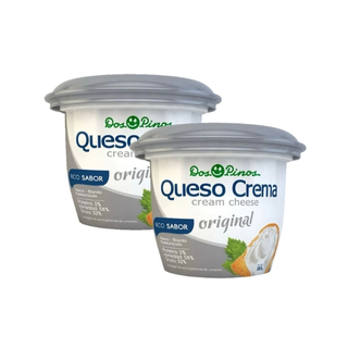 Queso crema taza Dos Pinos 350 gramos 2 pack