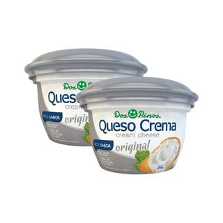 Queso crema taza Dos Pinos 210 gramos 2 pack