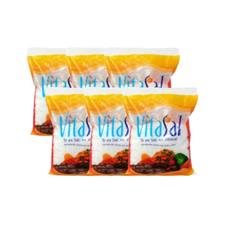 Sal granulada Vitasal 400 gramos 6 pack