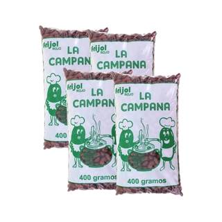 La Campana Frijol Rojo Grano 400 gr. 4 Pack