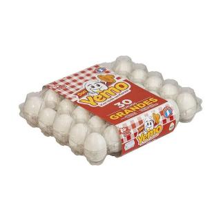 Huevos blancos grandes Don Yemo 30 unidades