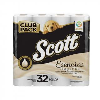 Papel higiénico Scott Doble  hoja Esencias32 unidades