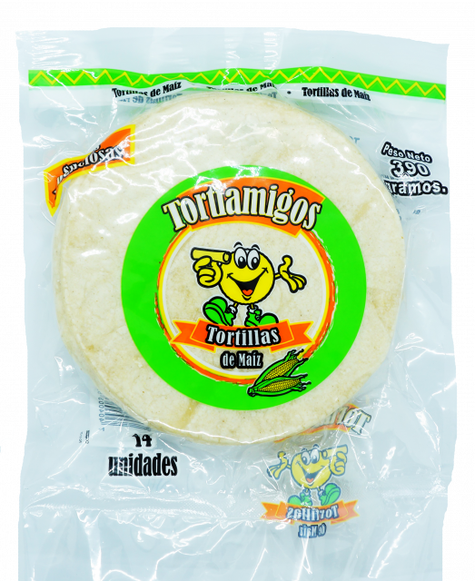 Tortilla De Maíz Mediana Tortiamigos 390 gr.