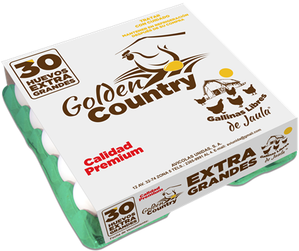 Huevos extra grande Golden Country 30 und